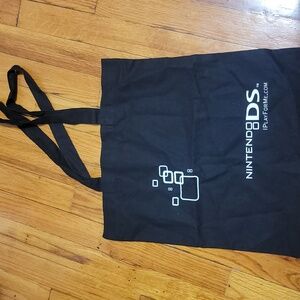 Black Nintendo DS Tote Bag